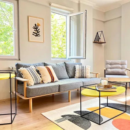 Stylish Cihangir 2br, 3ac, Lift, Building Terrace *