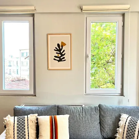 Stylish Cihangir 2br, 3ac, Lift, Building Terrace * Istanbul